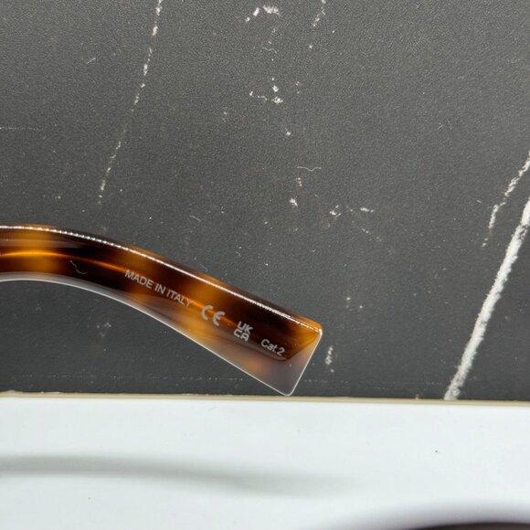 NEW SL M119 BLAZE 002 SAINT LAURENT BLAZE HAVANA OVERSIZED SUNGLASSES SL M119 - Picture 11 of 12